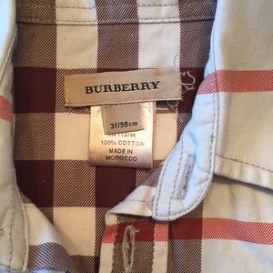 Burberry Shirts & Tops - Authentic Burberry kids shirt Burberry Shirts & Tops - Authentic Burberry kids shirt